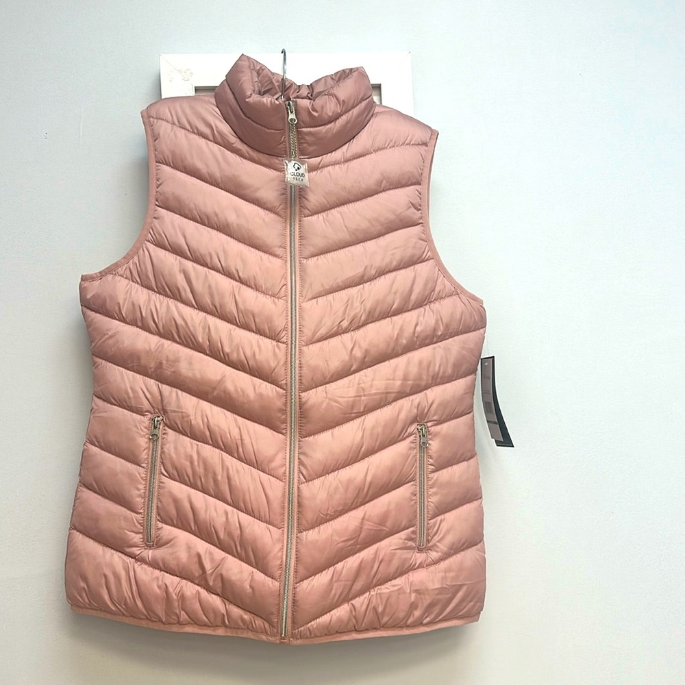 Big Chill blush Sleeveless coat